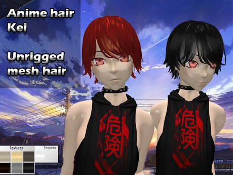 Second Life Marketplace - [Anime Femboy] Kei Hair Natural